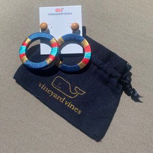 Vineyard Vines Wrapped Hoop Earrings NWT!!!!